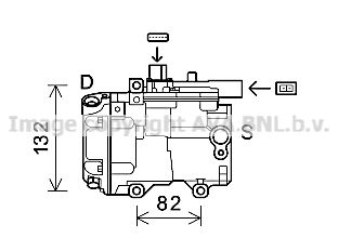 AVA QUALITY COOLING Компрессор, кондиционер TOK707